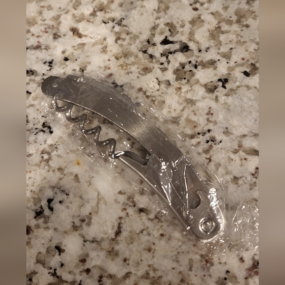 Insulated Wine Clutch With Opener. Concerts Or Picnics Brown Snakeskin Pattern - Picture 3 of 6